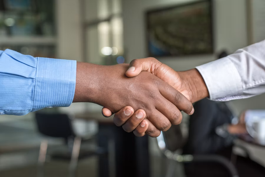 Financial advisors reviewing capital planning documents